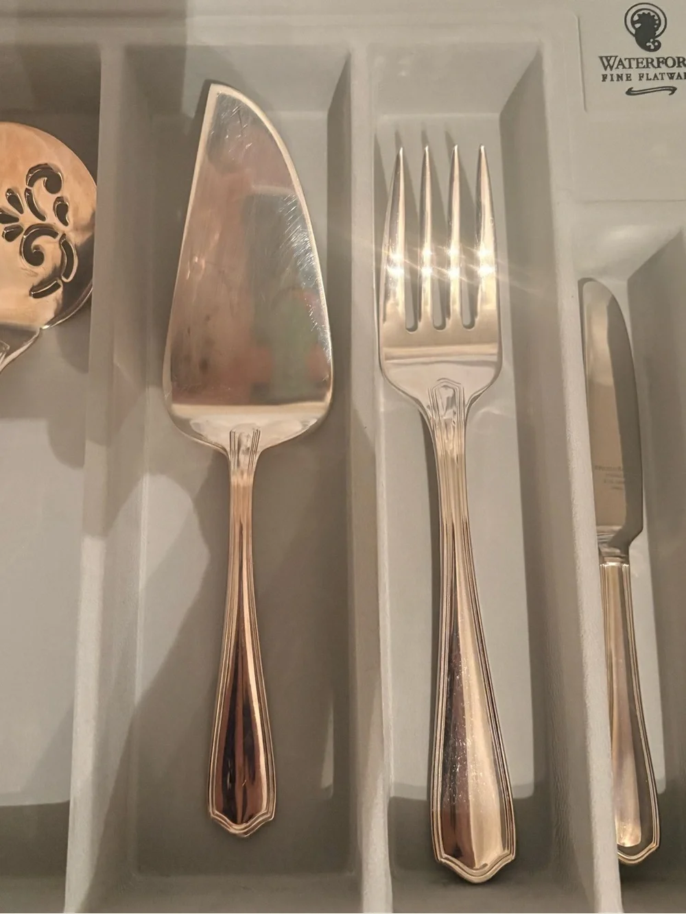 Waterford Keswick 5-Pc Silverplate Hostess Serving Set w/ Original Box